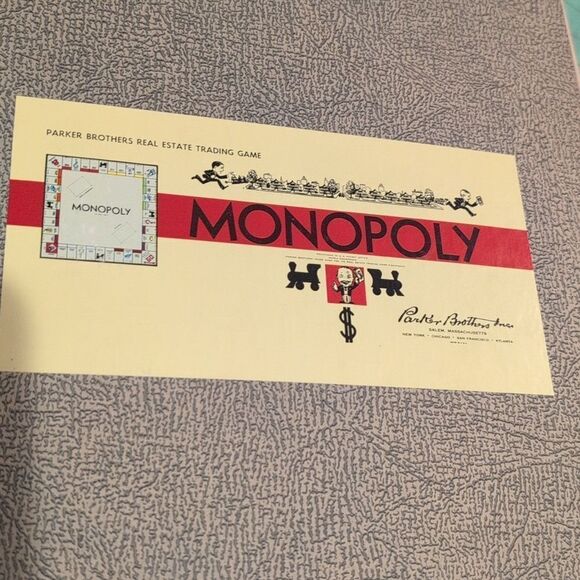 Vintage 1950's version of Parker Brother’s Monopoly game Antique - Picture 9 of 15